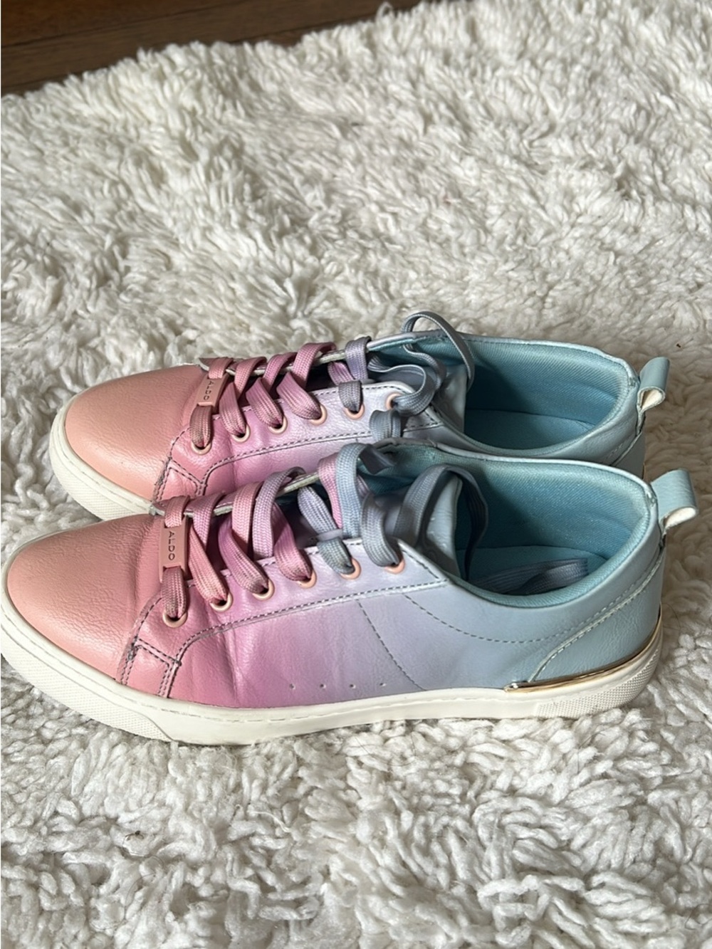 ALDO Pastel Pink to Blue Gradient Sneakers